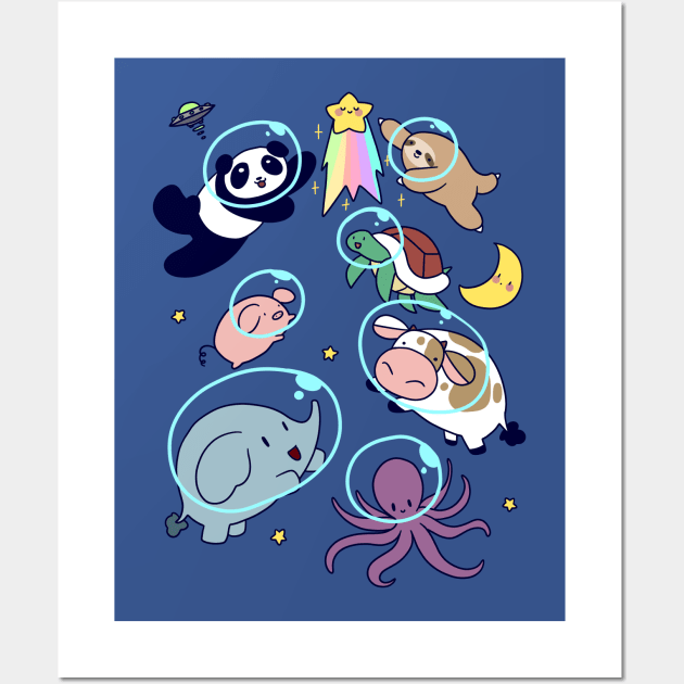 Space Animals! Wall Art by saradaboru